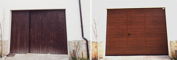 Puerta de garaje seccional