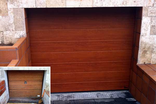 Puerta de garaje seccional