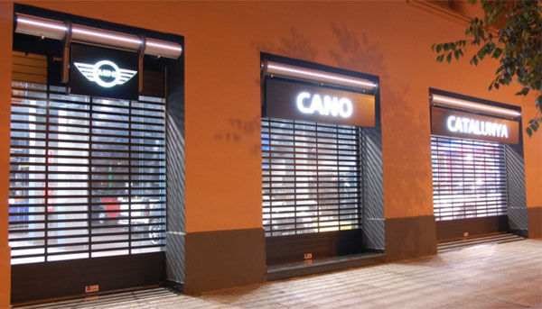 Puertas enrollables de aluminio
