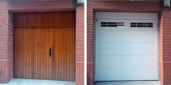 Renovación de puerta de garaje