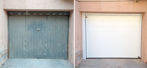 Renovación de puerta de garaje