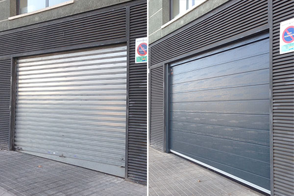 Renovación de puerta de comunidad de vecinos